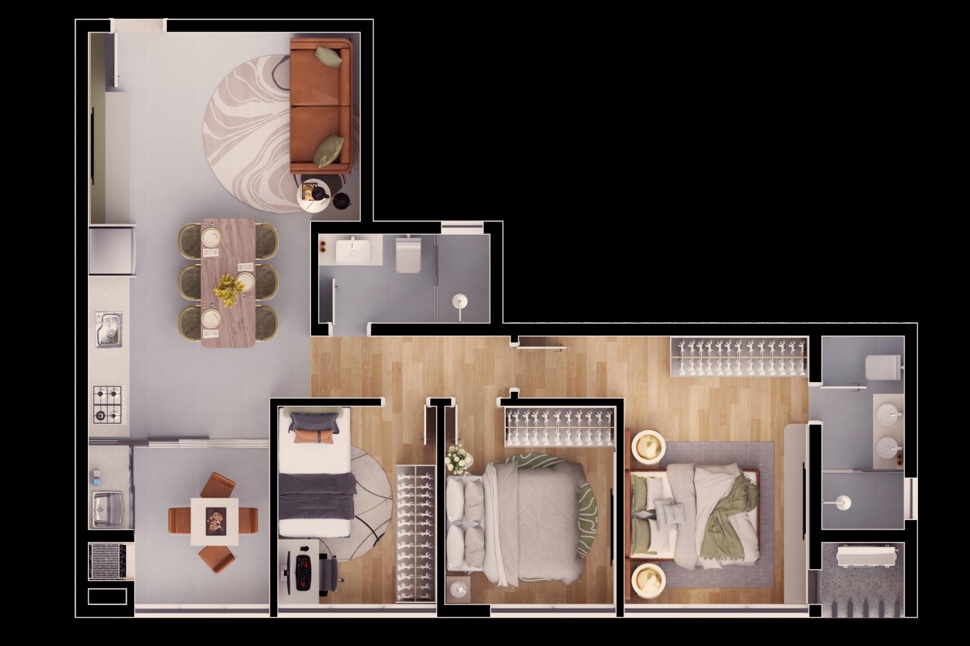 Apartamento, 3 quartos - Foto 14