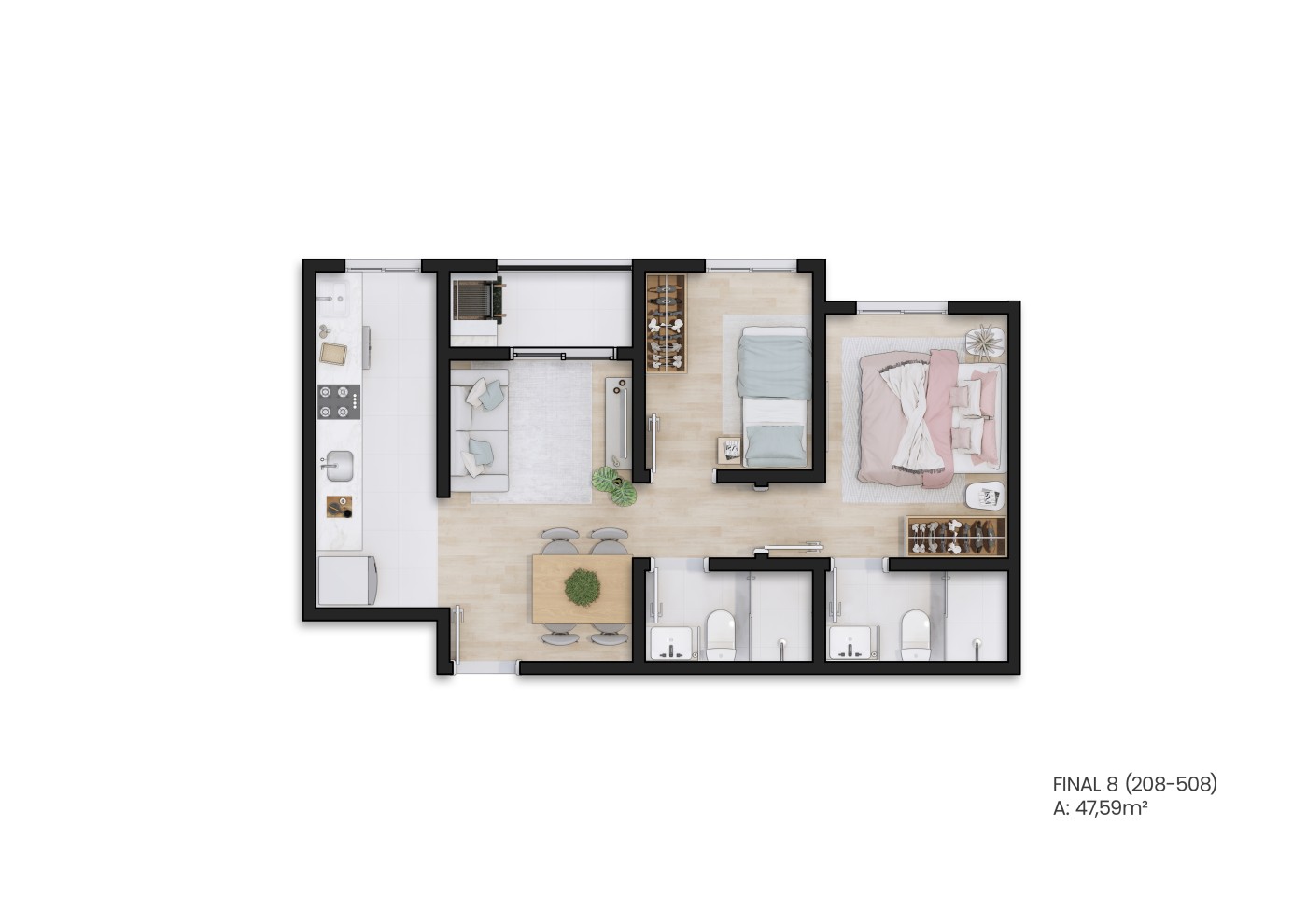 Casa, 2 quartos - Foto 6